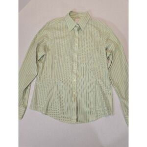Brooks Brothers 346 Mens Striped Button Down Long‎ Sleeve Shirt Size 16